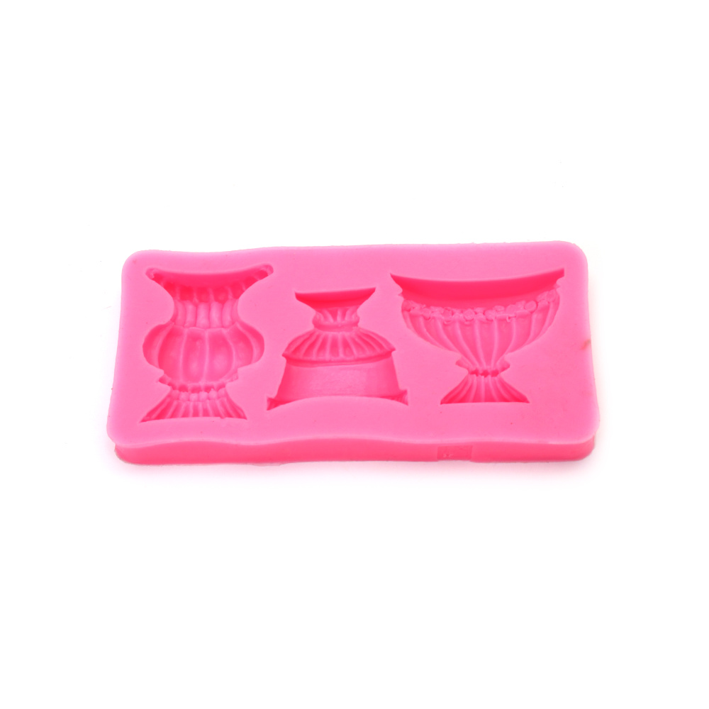 Silicone Mold, 123x58x12 mm, Amphora and Antique Bowls