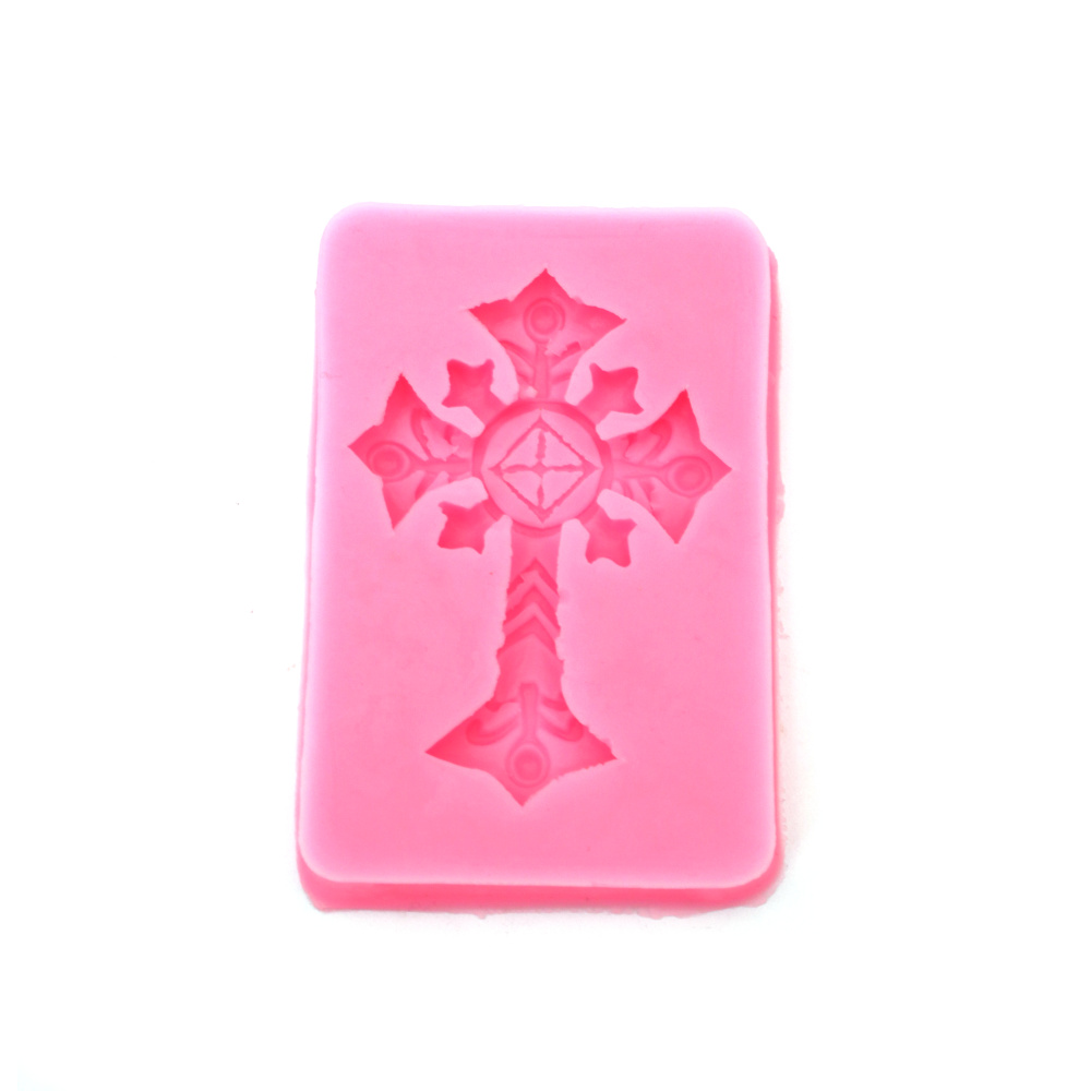 Silicone Mold 60x89x11 mm Cross