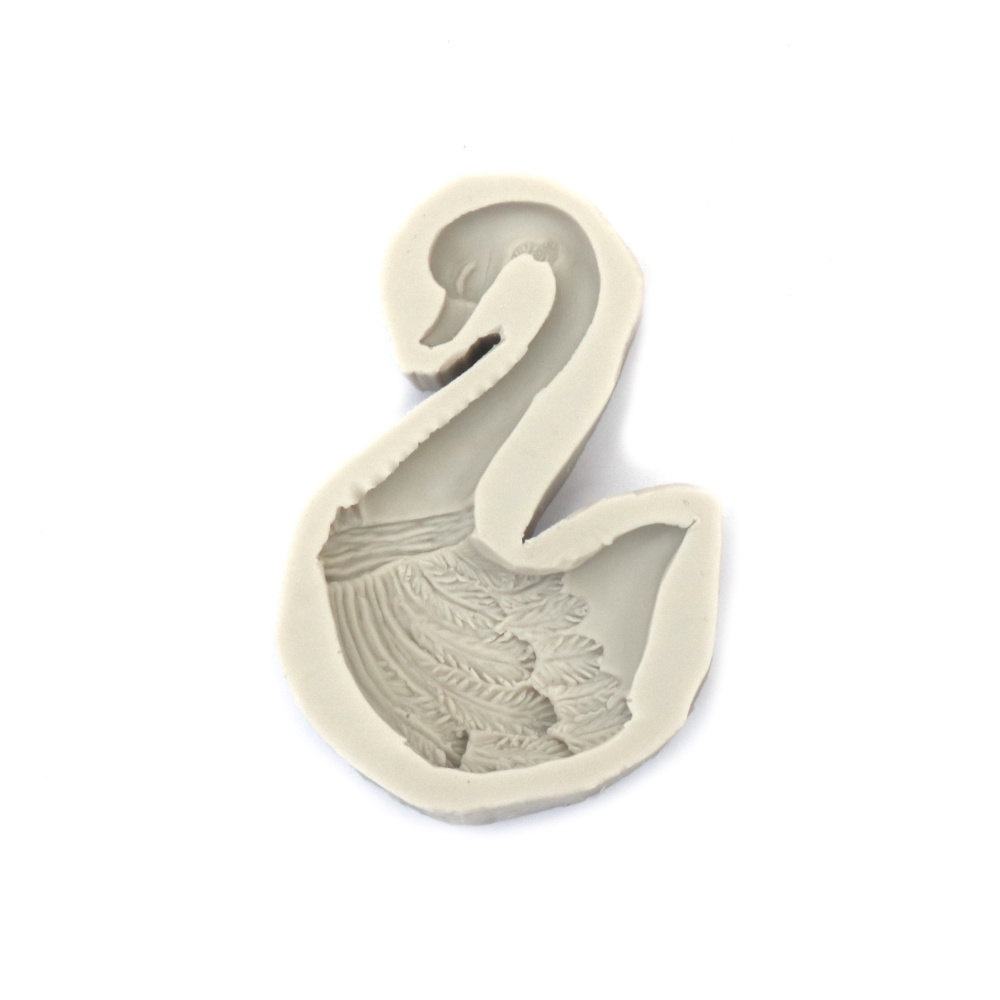 Silicone Mold 59x85x16 mm Swan