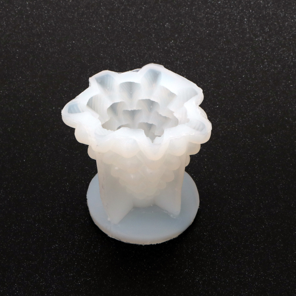 Silicone Mold 70x84 mm Candle Tree