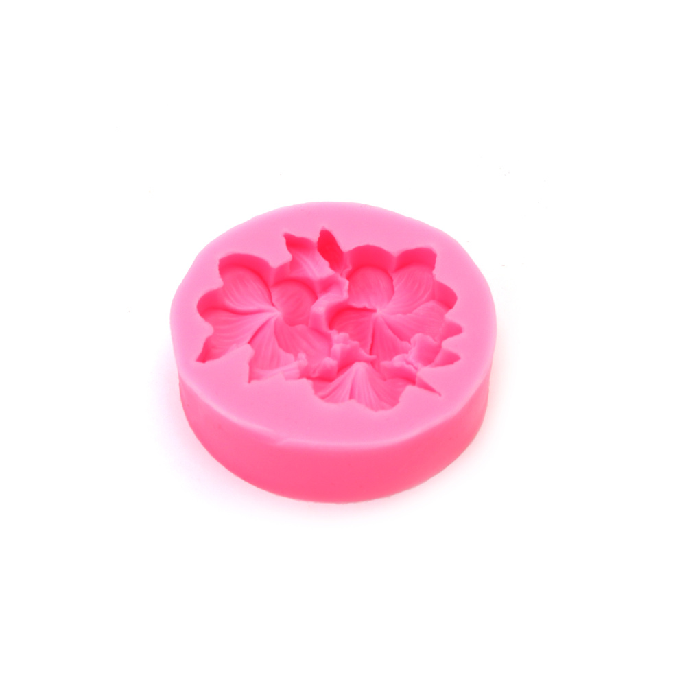 Silicone Mold, 66x21 mm, Flower Shape