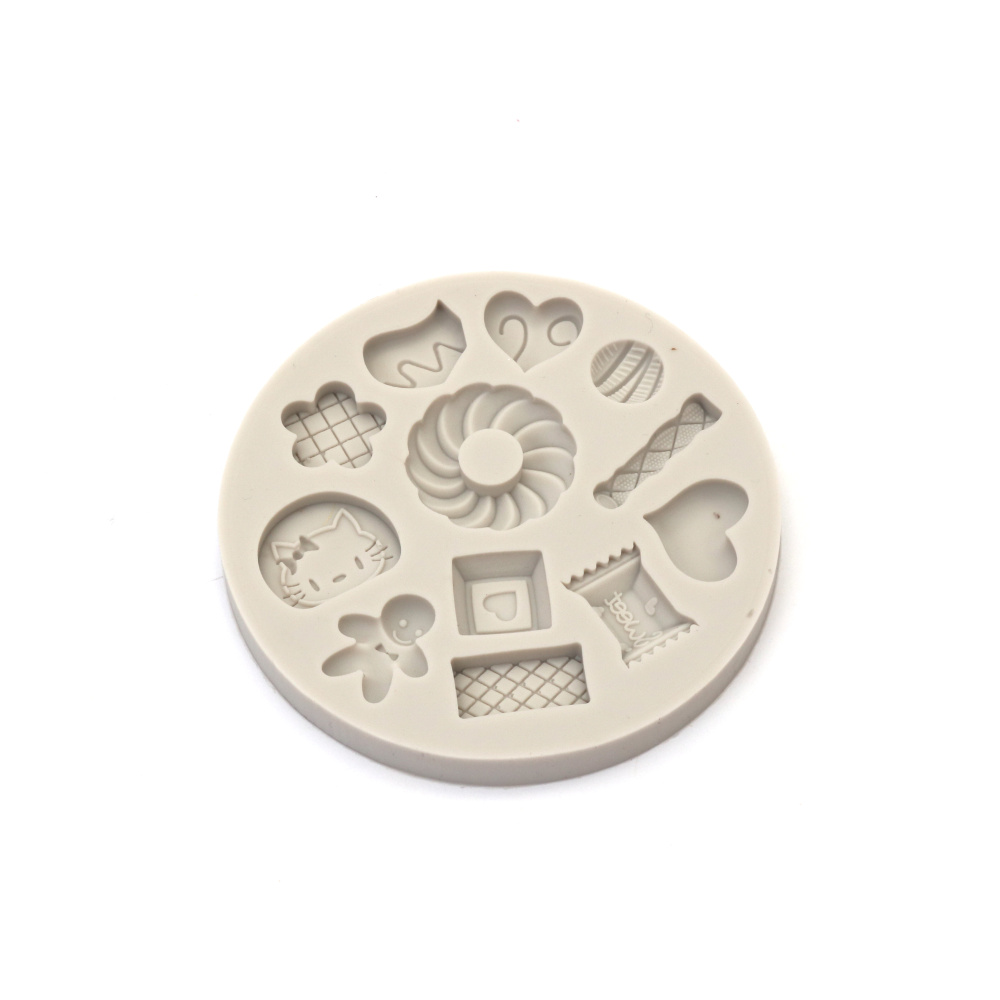 Silicone Mold, 91x9 mm, Sweets Shape