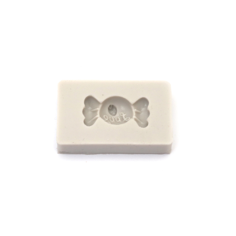 Mold / matriță din silicon / bomboane 48x30x11 mm cu inscripția dragoste