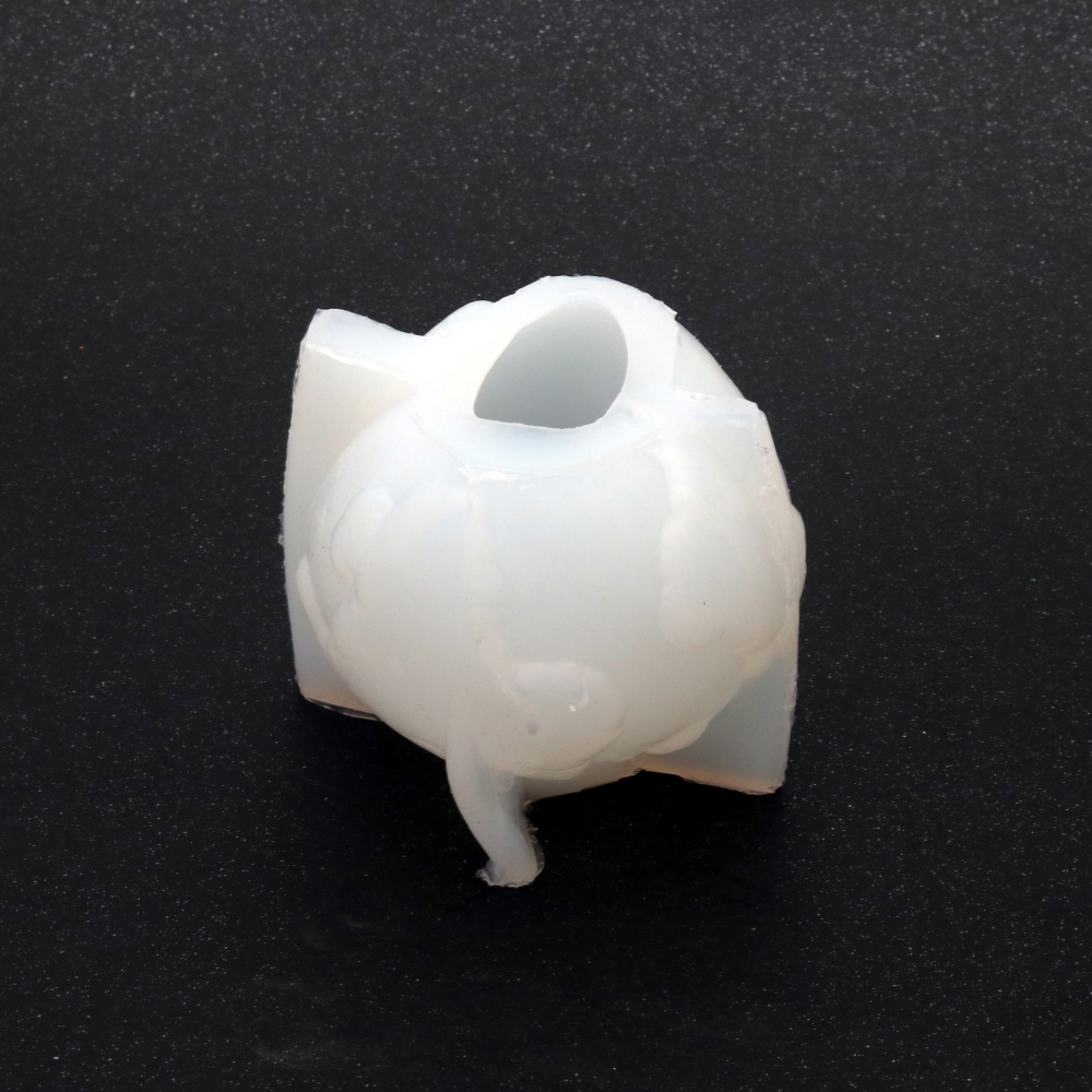 Silicone Mold, 86x86 mm, Earth Candle Shape