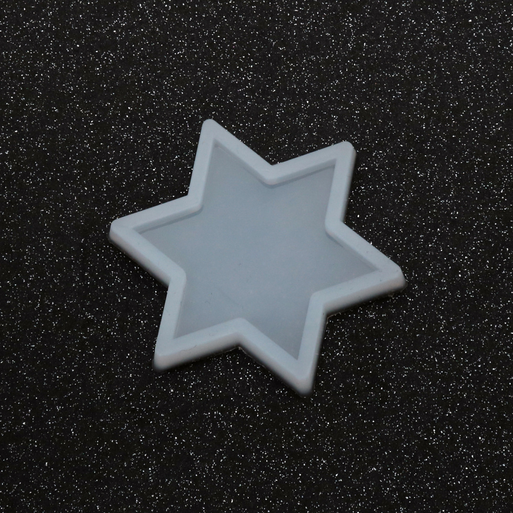 Silicone Mold, 67x7 mm, Star Shape