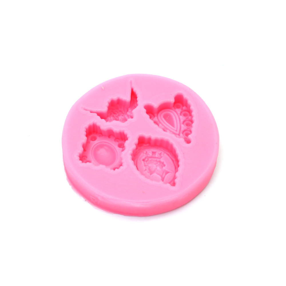 Silicone Mold, 74x13 mm, Ornaments Shape