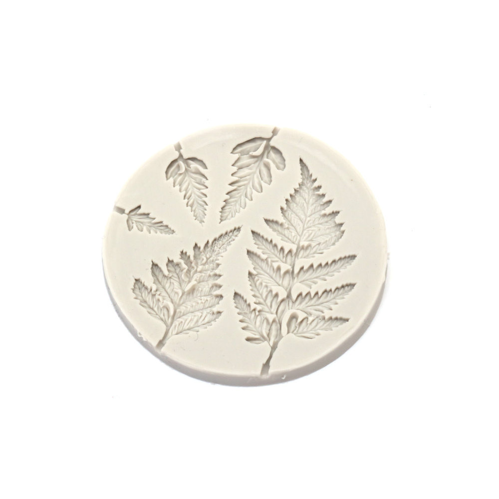 Silicone Mold, 94x9 mm, Leaves Shape