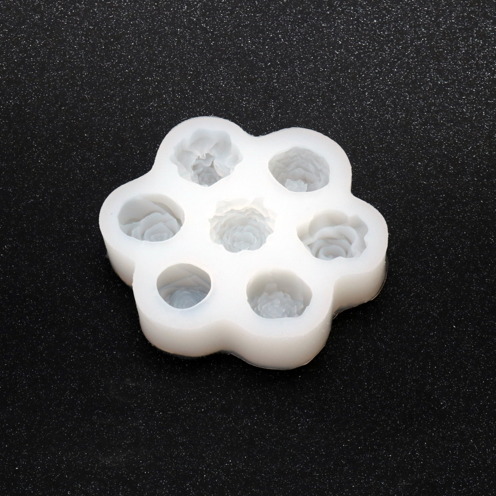 Mold din silicon /forma/ 115x24 mm flori