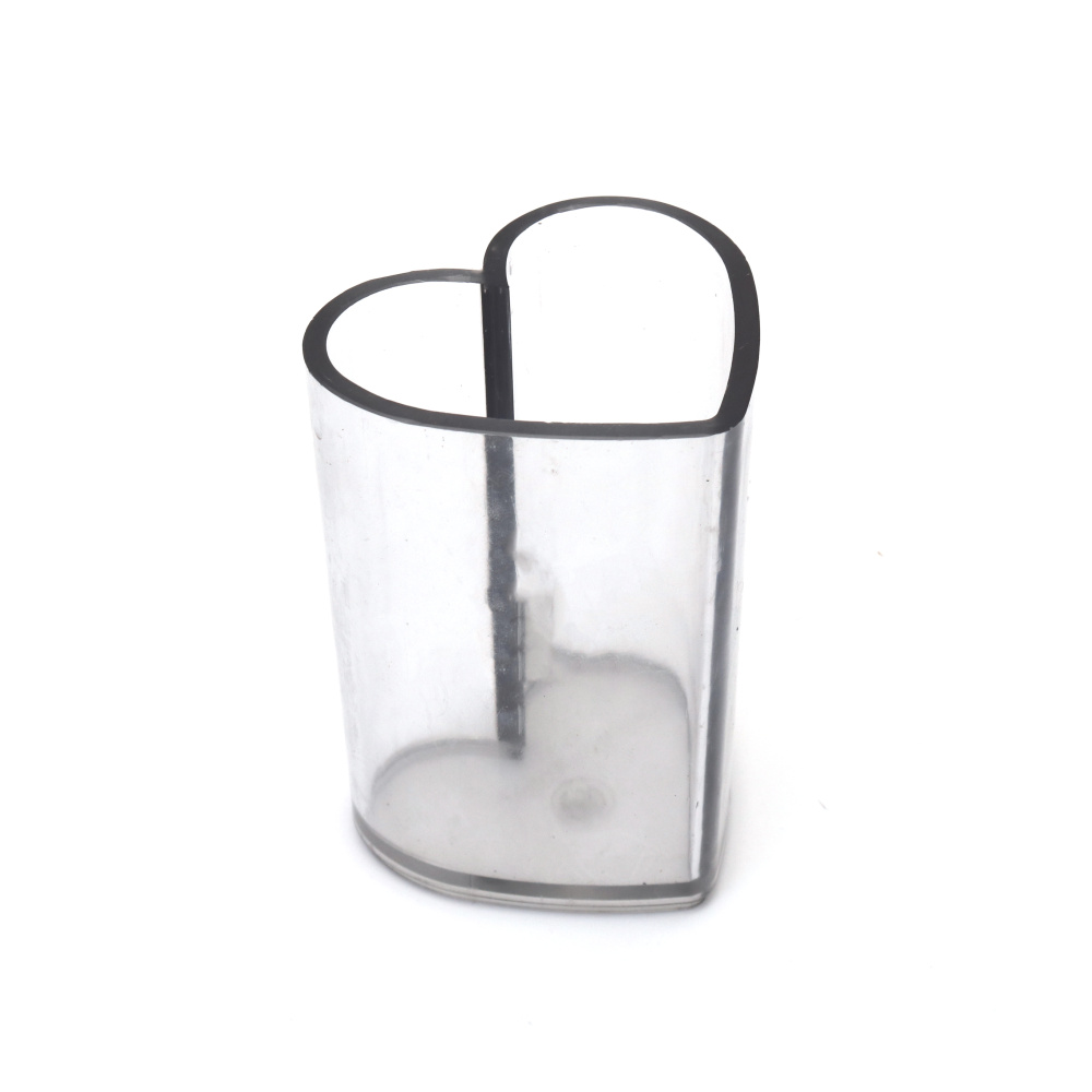 Durable Plastic Heart Mold 72x63x103 mm – Perfect for Soap Making, Resin Casting & Creative Crafts