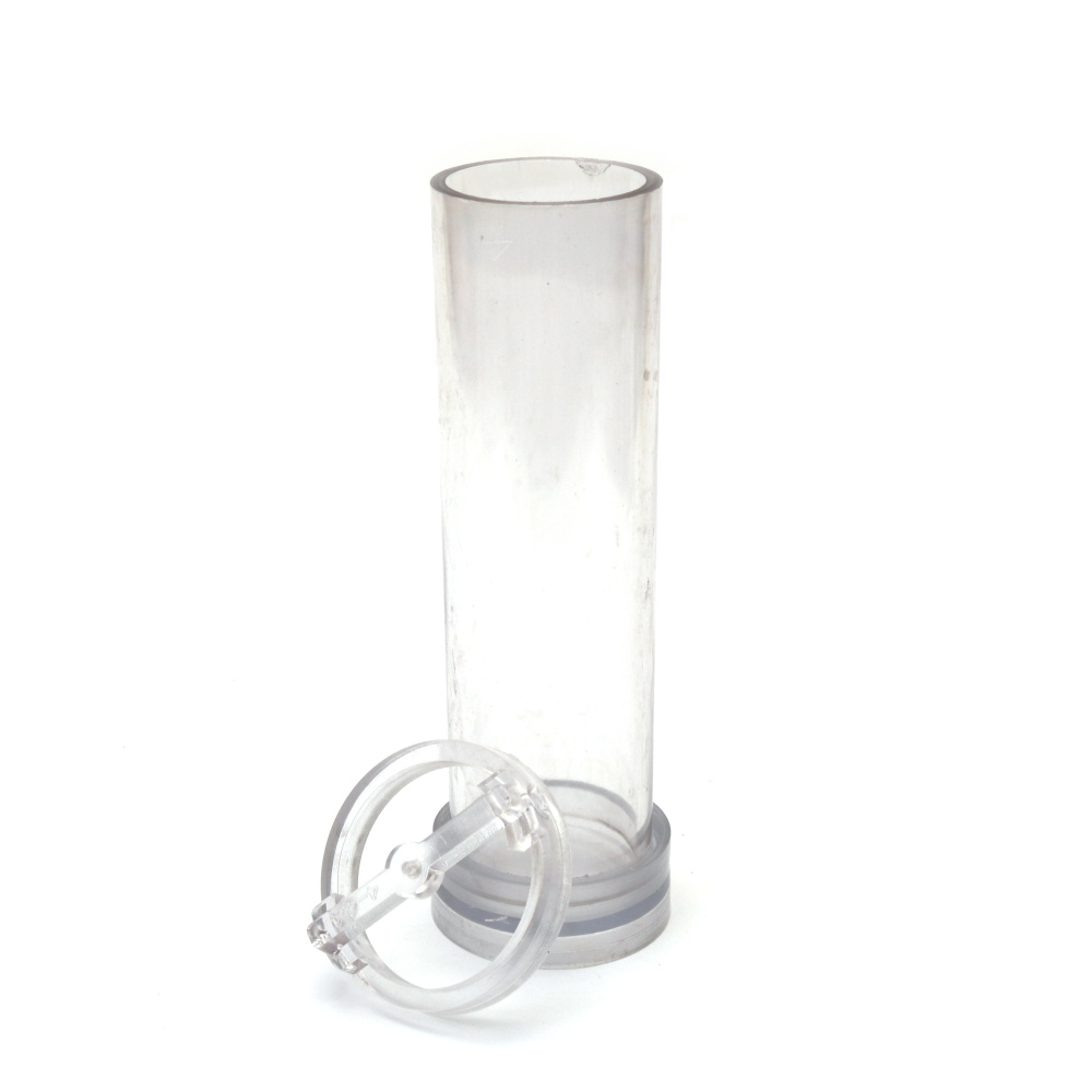 Durable Plastic Candle Mold 40x150 mm – Cylindrical Shape, Ideal for Tall Handmade Candles & Elegant Home Décor