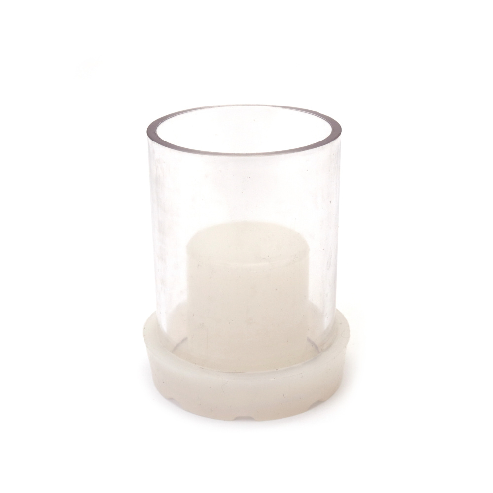 Silicone & Plastic Mold 50x75 mm – Perfect for Handmade Candles, Soaps & Creative Crafts