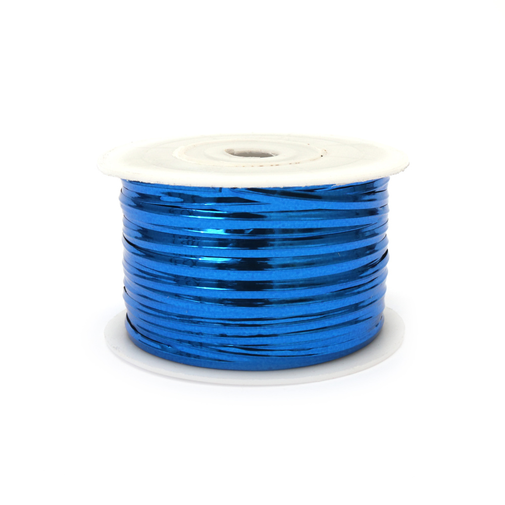 Wire strip, 5 mm, color blue - 91 meters