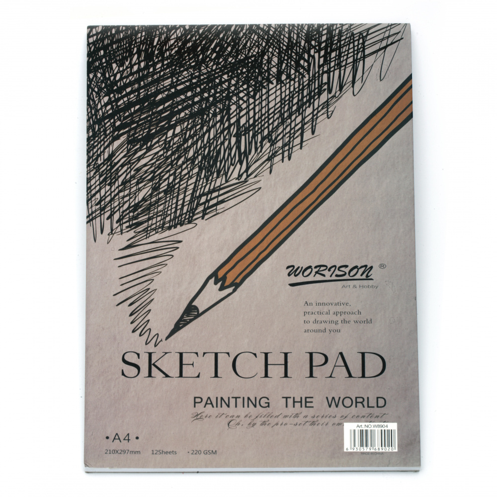 Sketch pad A4 sketch pad 220 gr 12 sheets