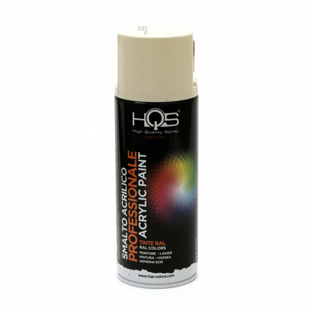 Spray acrilic 400 ml - ACRYLIC PROFI SPRAY CREAM WHITE GLOSS