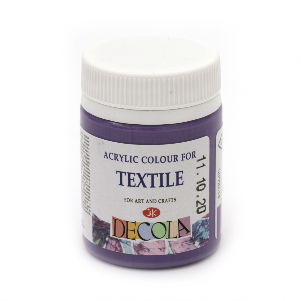 Vopsea acrilica pentru textile DECOLA Nevskaya paleta 50 ml violet light