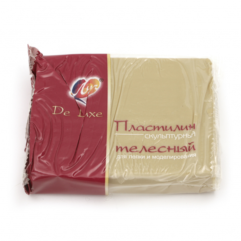 Γλυπτική πλαστελίνη Leningrad DE LUXE 300 γραμμάρια χρώμα του σώματος 