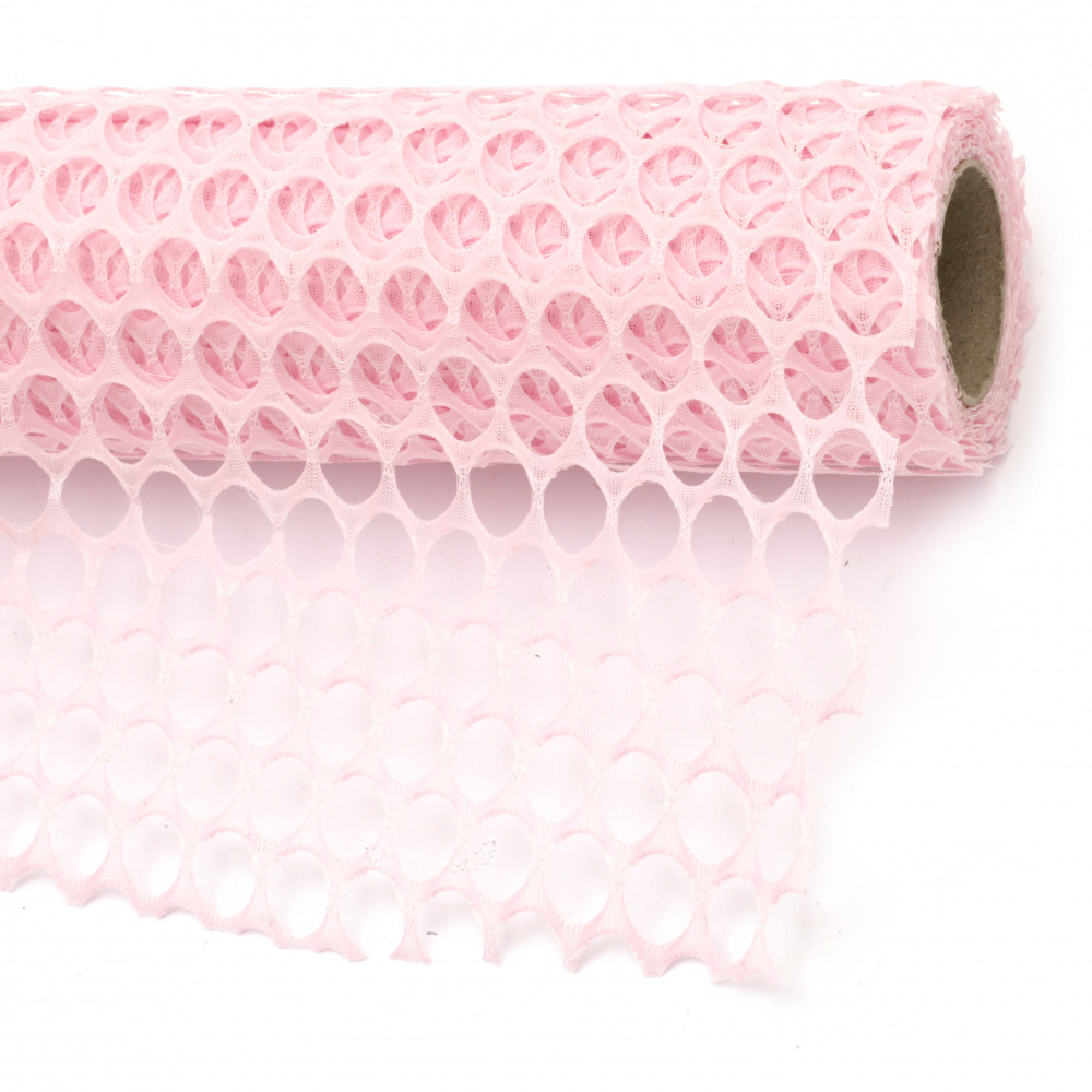 Διακοσμητικό δίχτυ για λουλούδια 50x455 εκ. ροζ