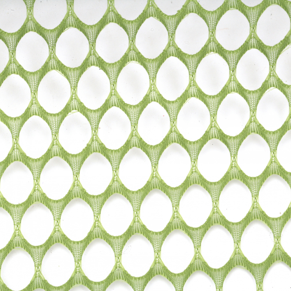 Декоративна мрежа за цветя 50x455 см цвят зелен