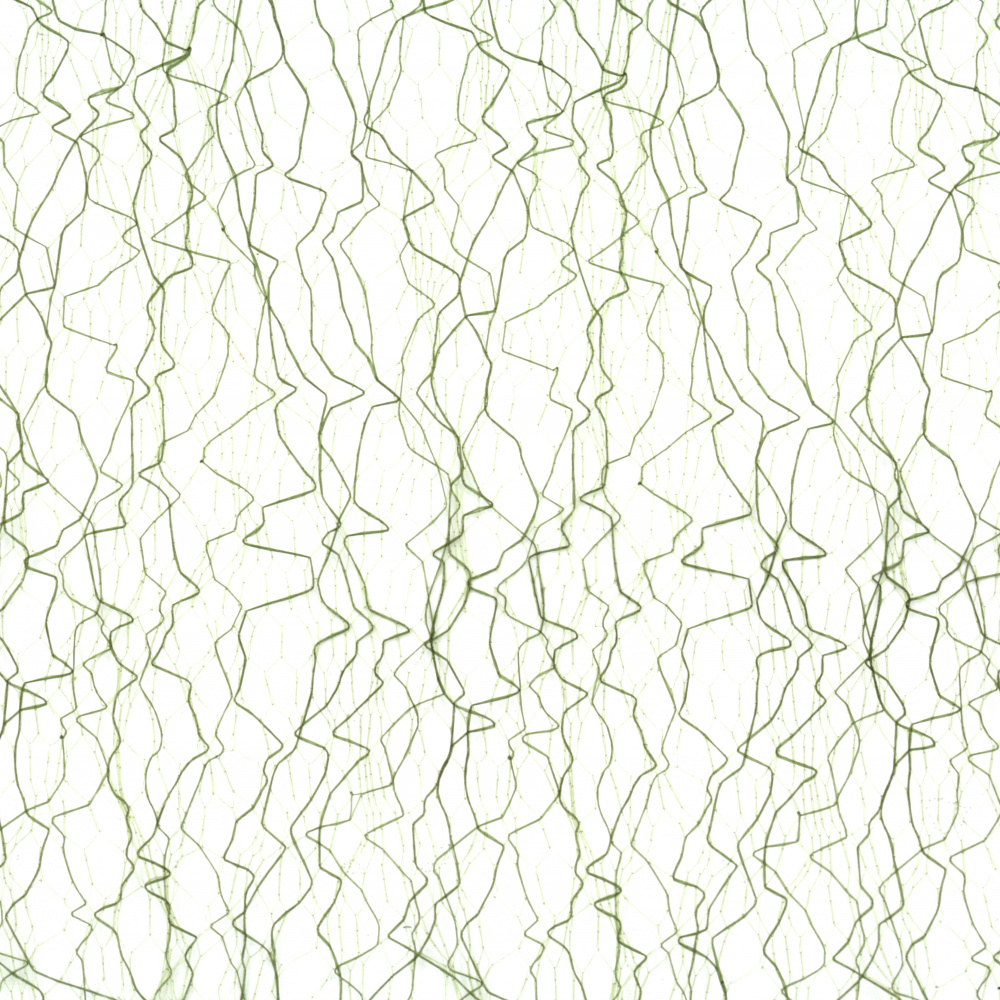 Мрежа за декорация 50x455 см цвят зелен