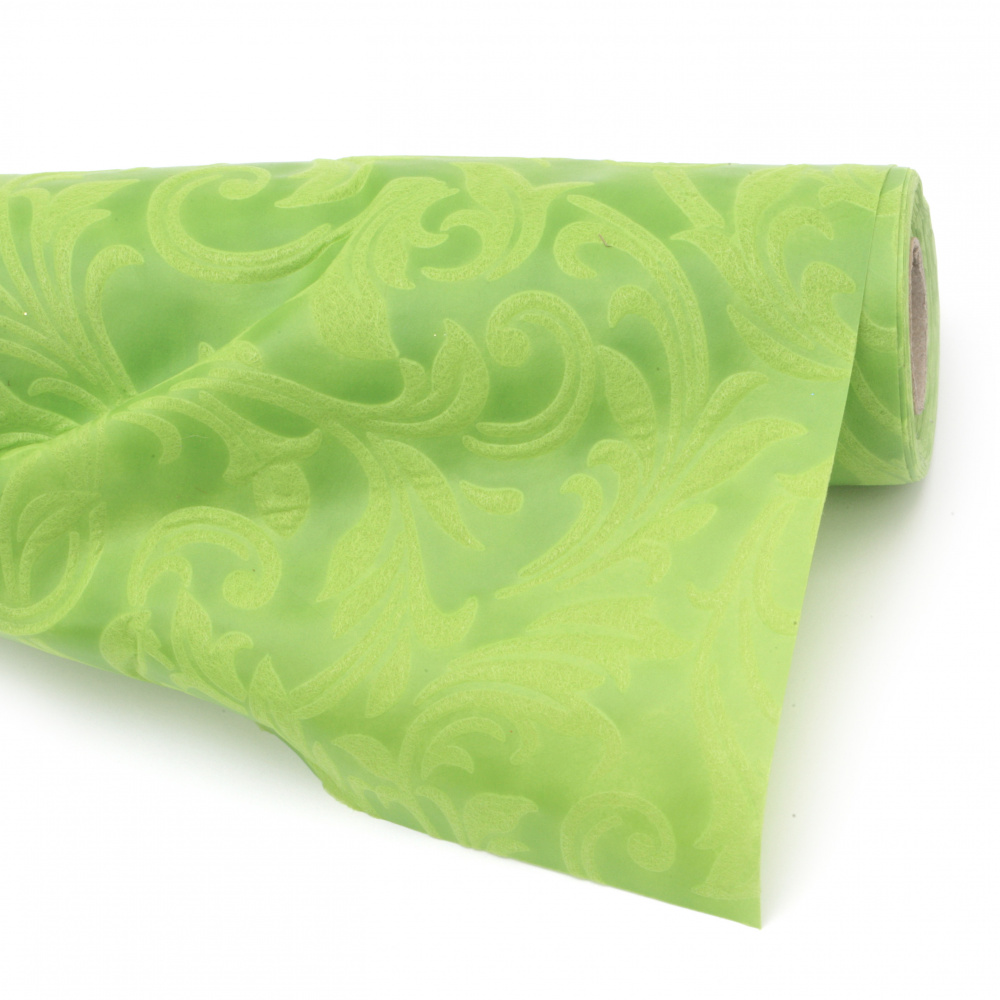 Χαρτί textile 53x450 cm πράσινο