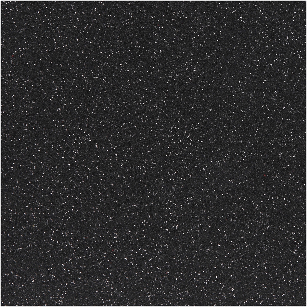 Iron-On Foil with Brocade for Textiles, 148x210 mm, Creativ Black Color - 1 Sheet