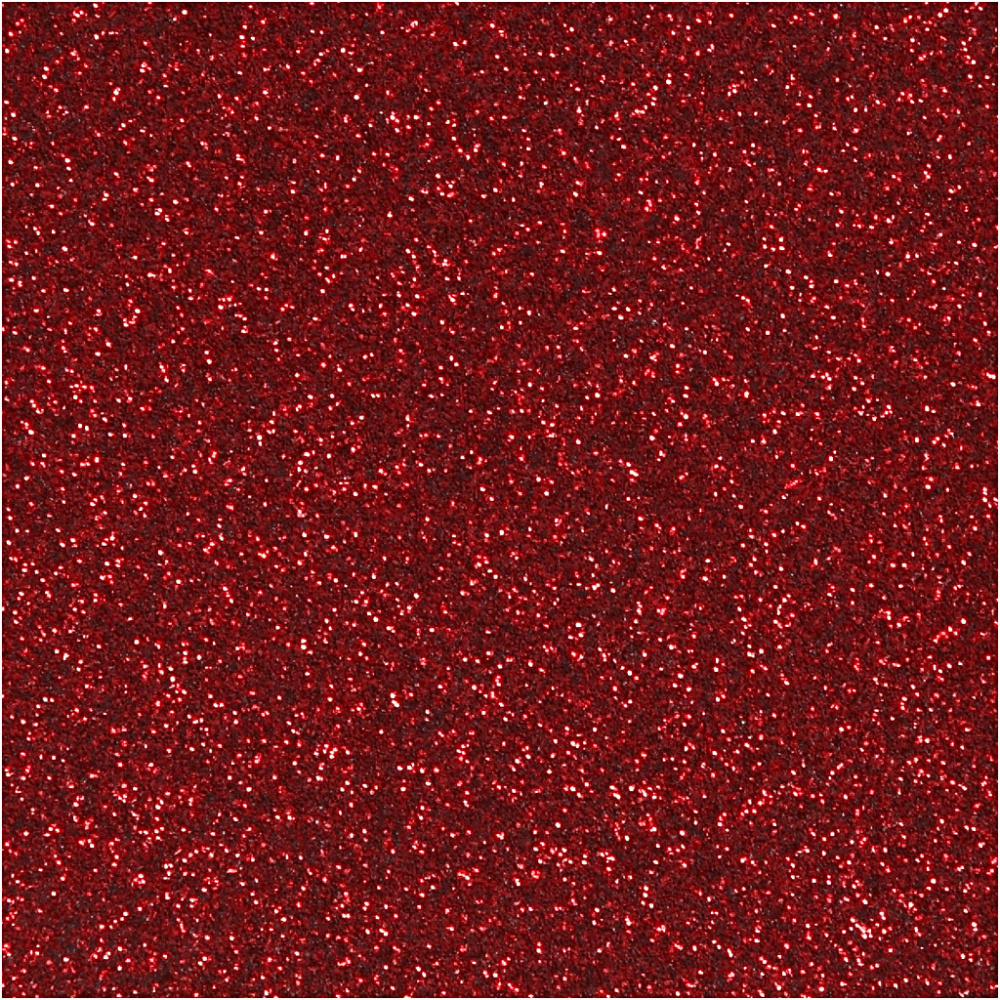 Трансферно фолио с брокат за текстил Iron On Foil 148x210 мм Creativ цвят червен -1 лист