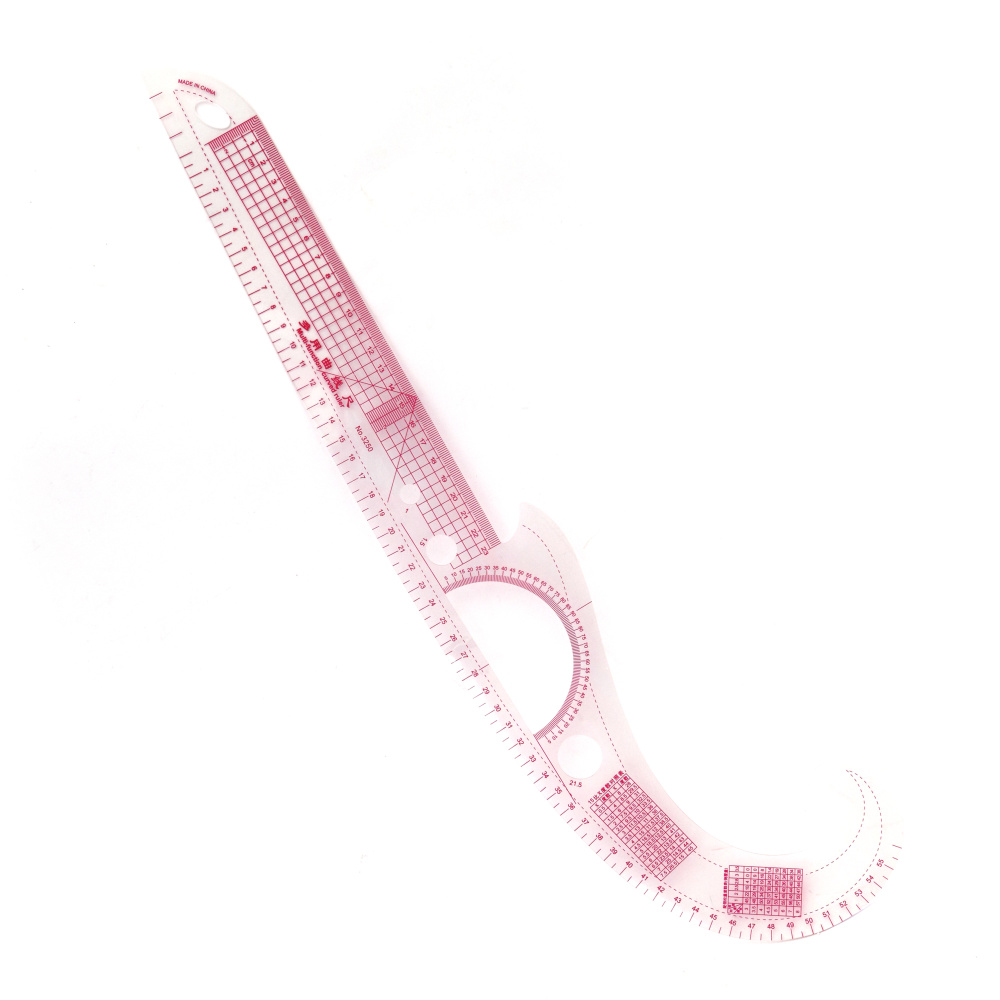 Sewing French Curve Ruler (Model 3250), 51x60x23 cm 