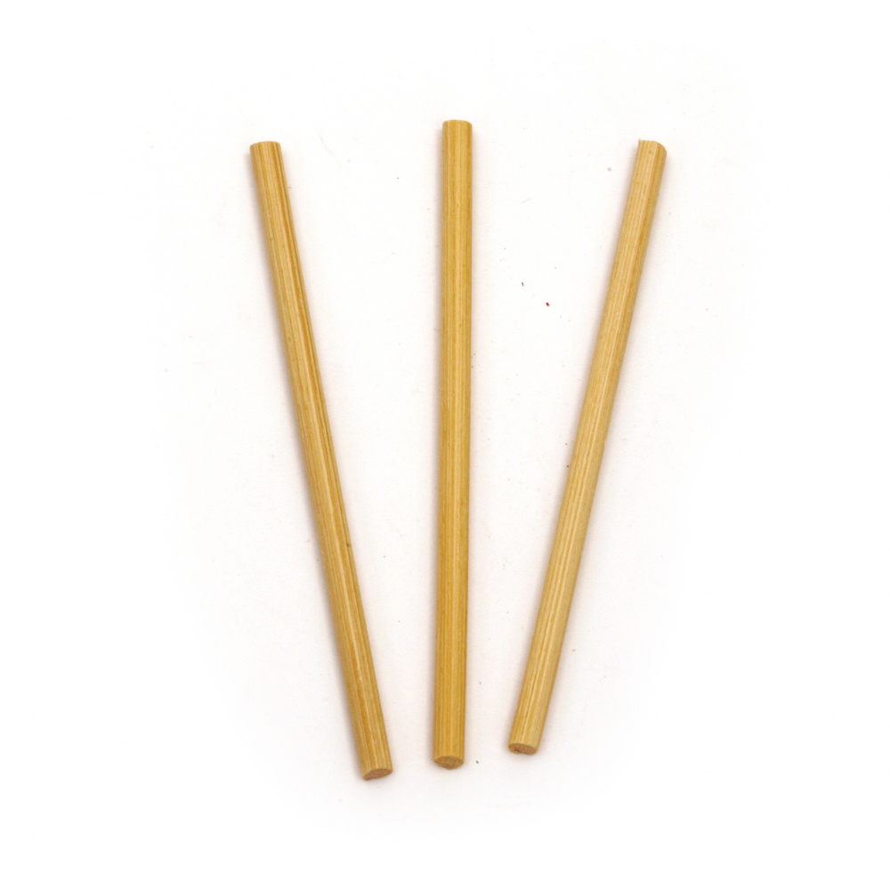 Bamboo sticks 80x4 mm -20 pieces