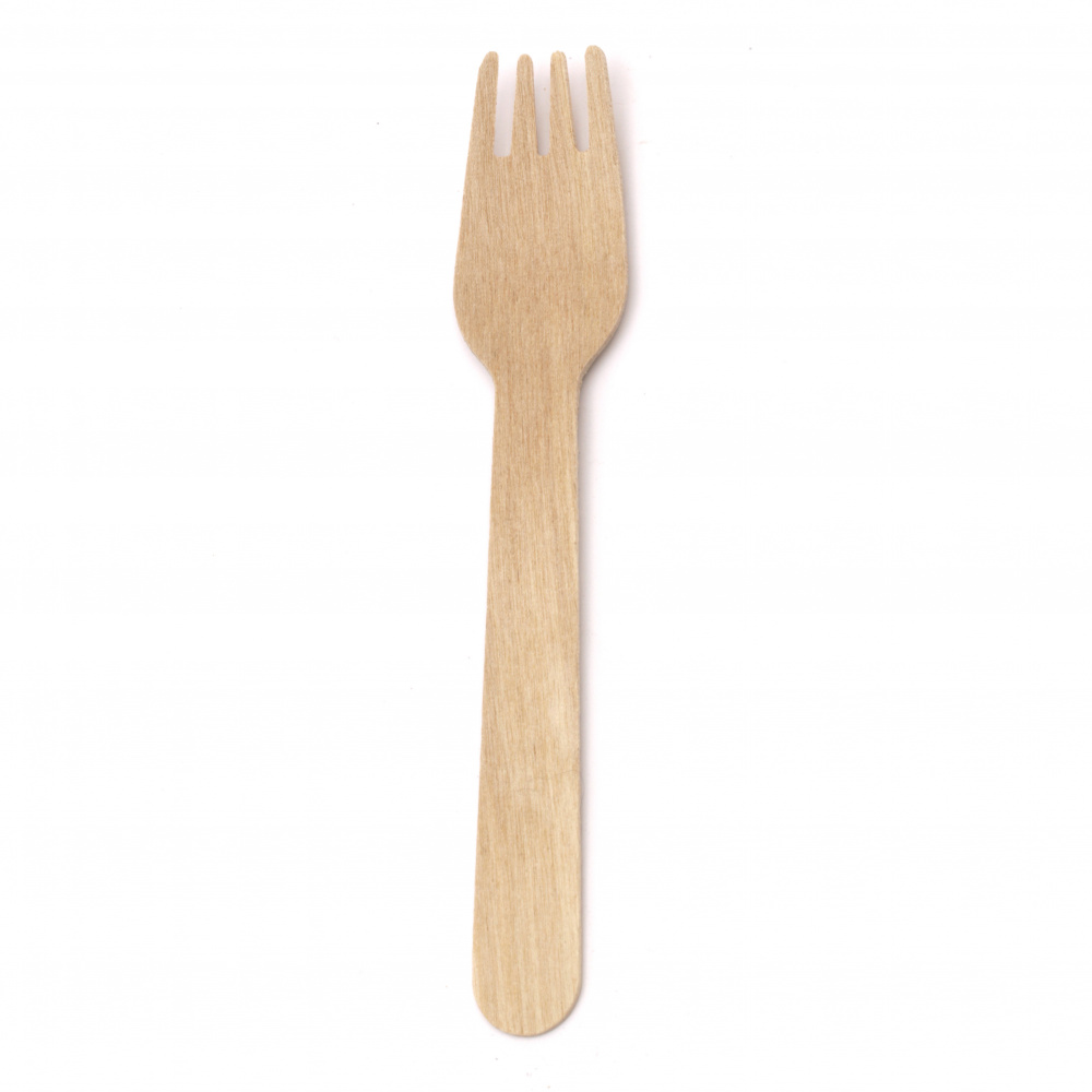 Unfinished Wooden Fork for Crafts  155x38 mm -10 pieces