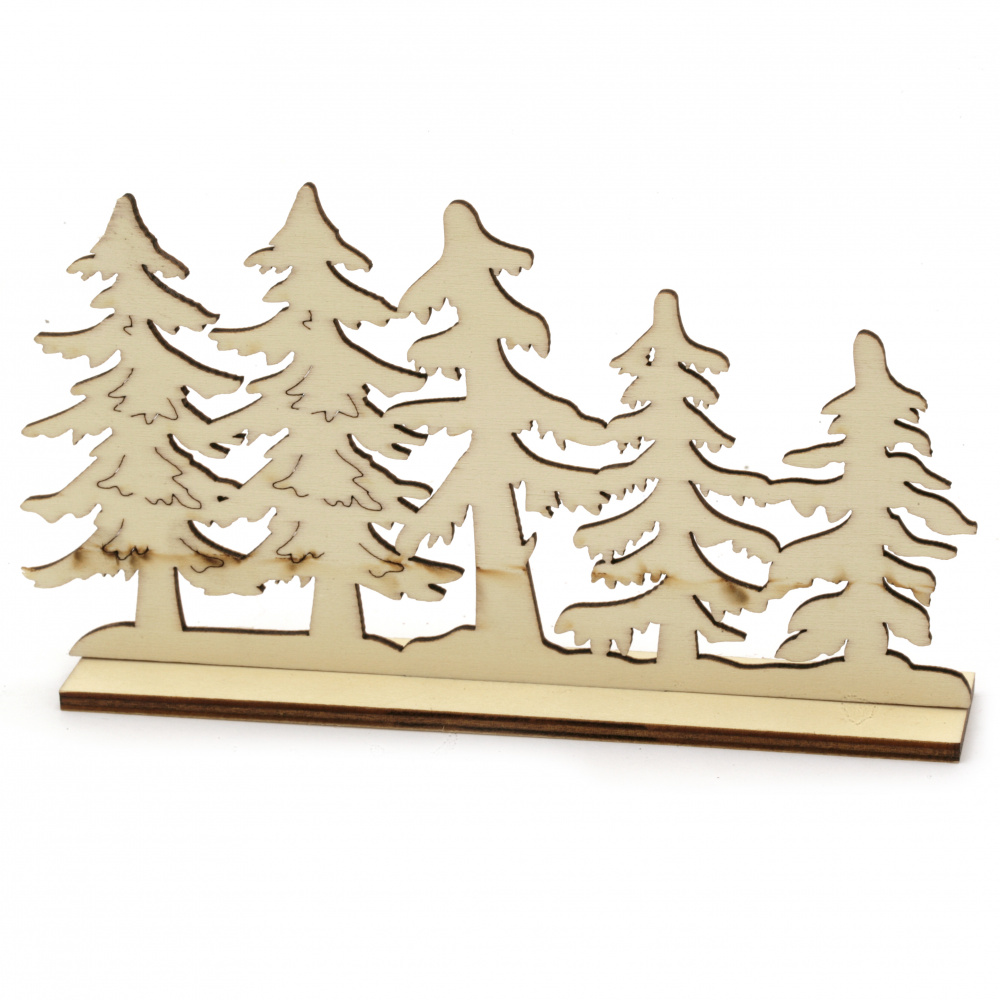 Christmas trees with stand 160x90 mm