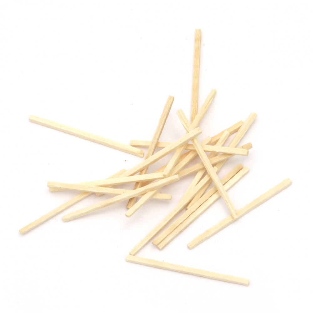 Wooden sticks for decoration or creative toy making 50 mm - 1000 pieces