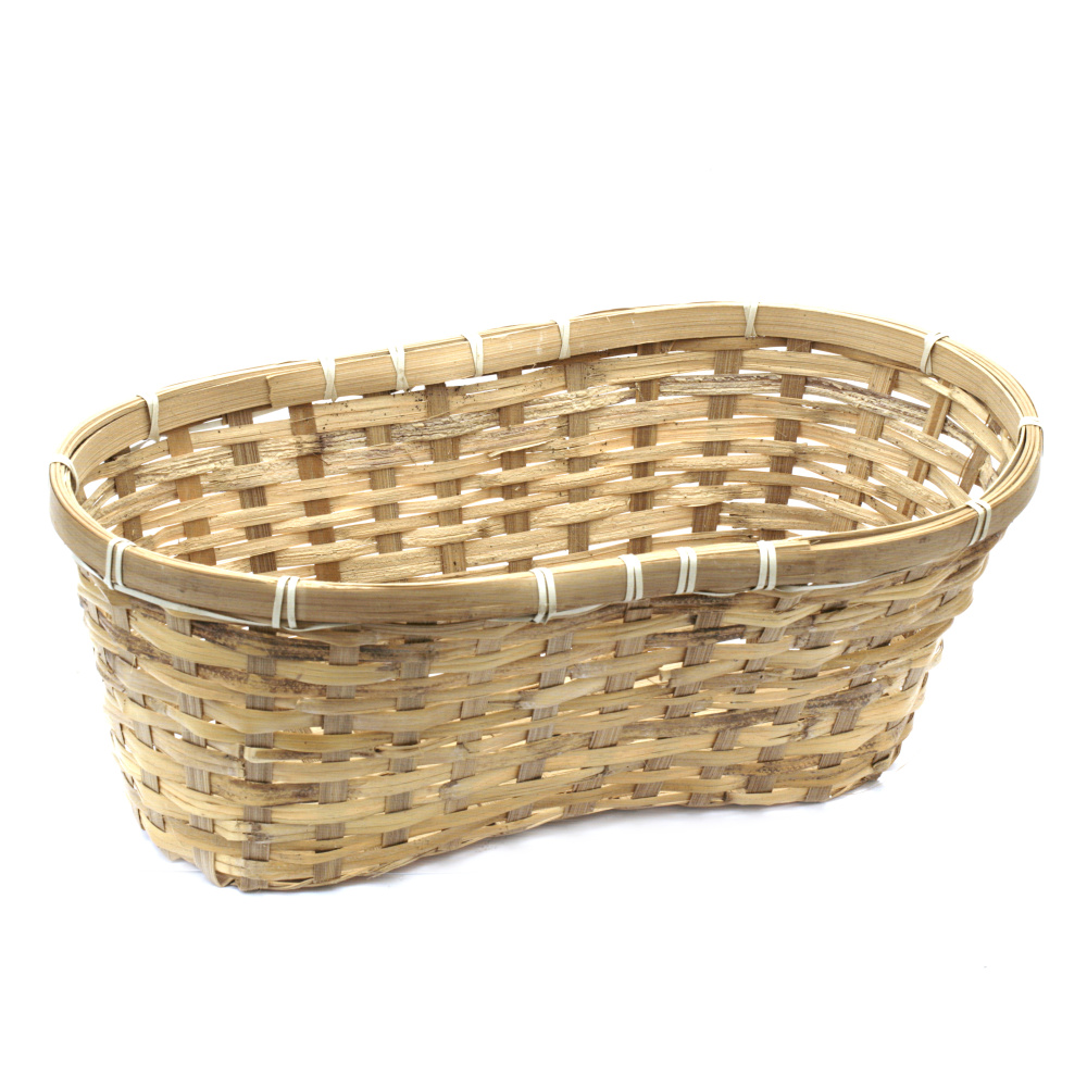 Woven Planter, 380x210x155 mm, Natural Color
