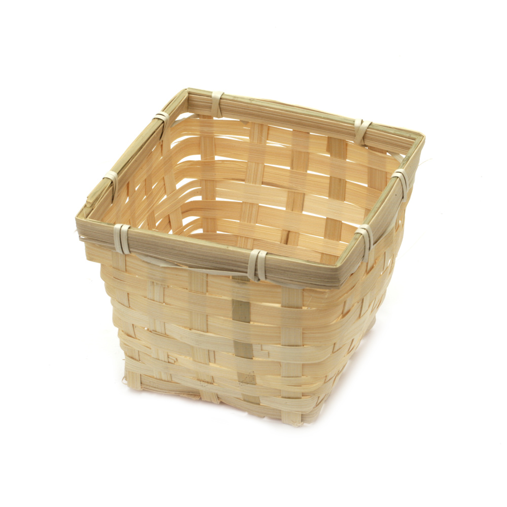 Woven Planter, 145x145x115 mm, Natural Color