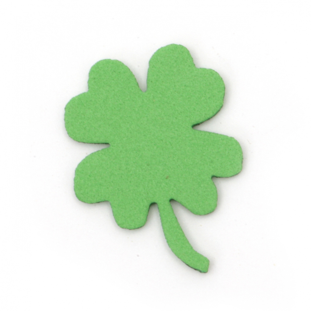 Clover with foam handle / EVA material / 33x2 mm green -20 pieces