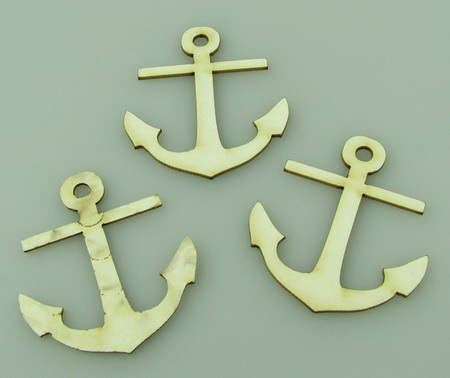Anchor made of beer cardboard 50x45x1 mm -10 pieces