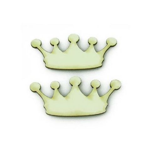Crown made of chipboard 22x50x1 mm -2 pieces