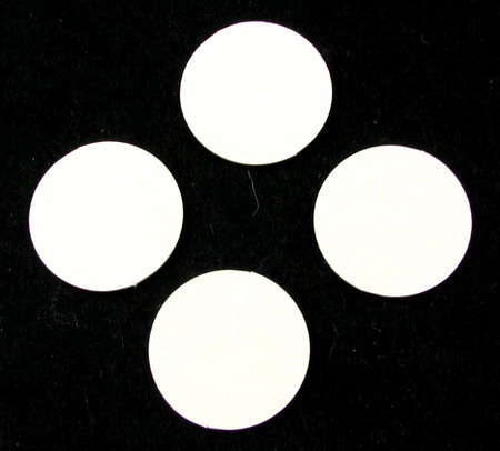 Scrapbook Tags made of Chipboard / Circle /  23 mm - 15 pieces