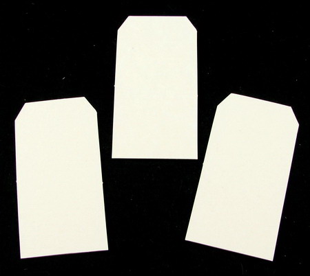 Tag for cardboard card 33x63 mm -5 pieces