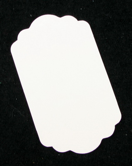 Etichetă pentru felicitare din carton bere 79x45 mm -4 bucăți