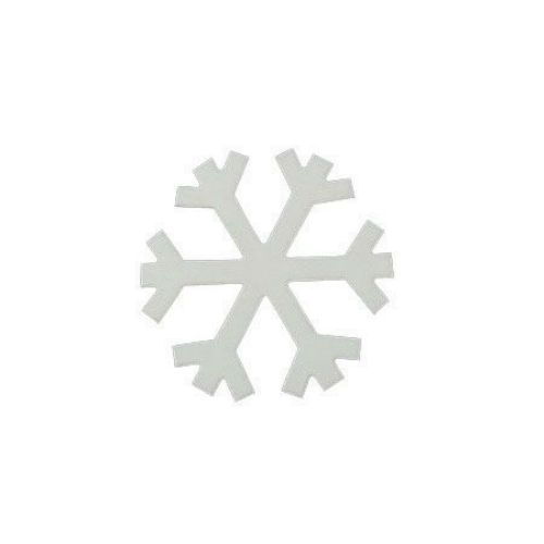 Νιφάδα χιονιού χαρτόνι Chipboard 71x1 mm -5 τεμάχια