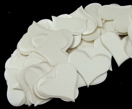 Pearl Paper Hearts, Stardream Quarz, 17x20mm, 100 pcs