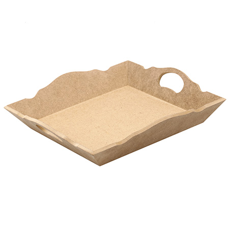MDF tray for decoration bevel 29x29 cm