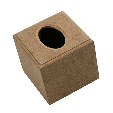 Κουτί MDF για χαρτοπετσέτες 13x13x12 cm