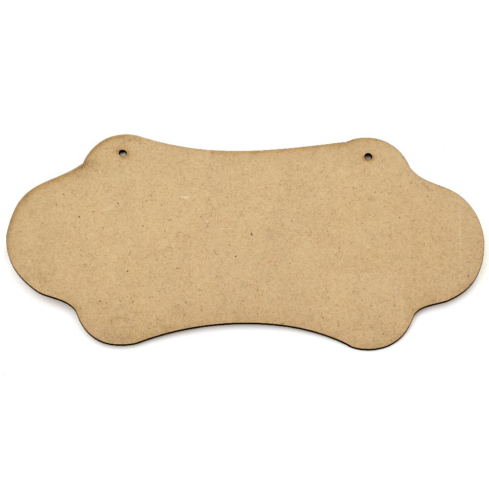 MDF plate for decoration 29.5x11 cm