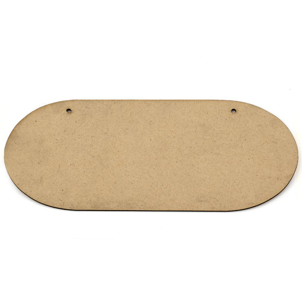 MDF plate for decoration 30x12 cm