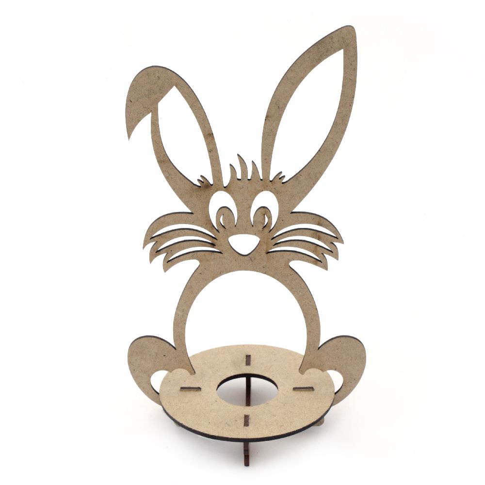 MDF stand for decoration rabbit for 1 egg 21x11.5 cm