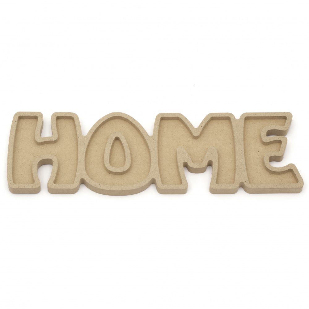 MDF Wooden lettering for decoration "Home" 235x70x10 mm