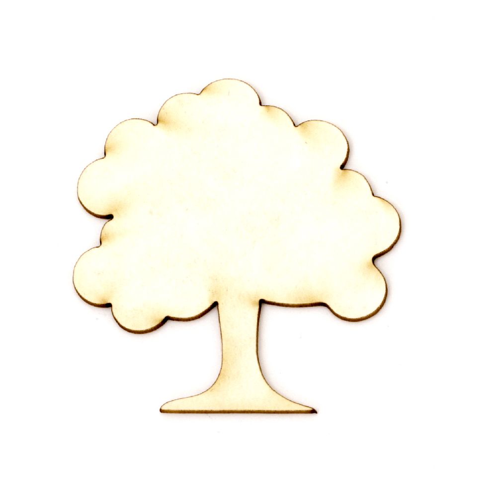 Δέντρο χαρτόνι Chipboard 50x45x1 mm -2 τεμάχια