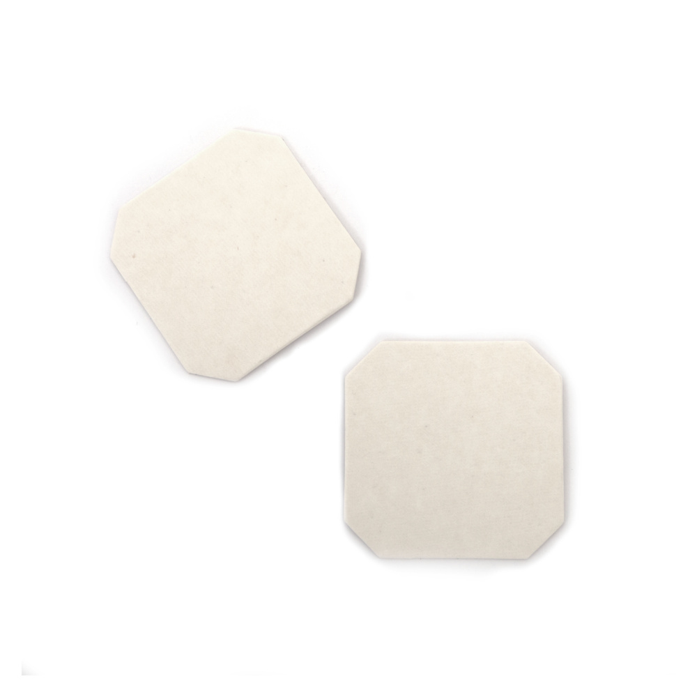 Tag from Cardboard (Base for Martenitsa), 45x45 mm - 5 Pieces