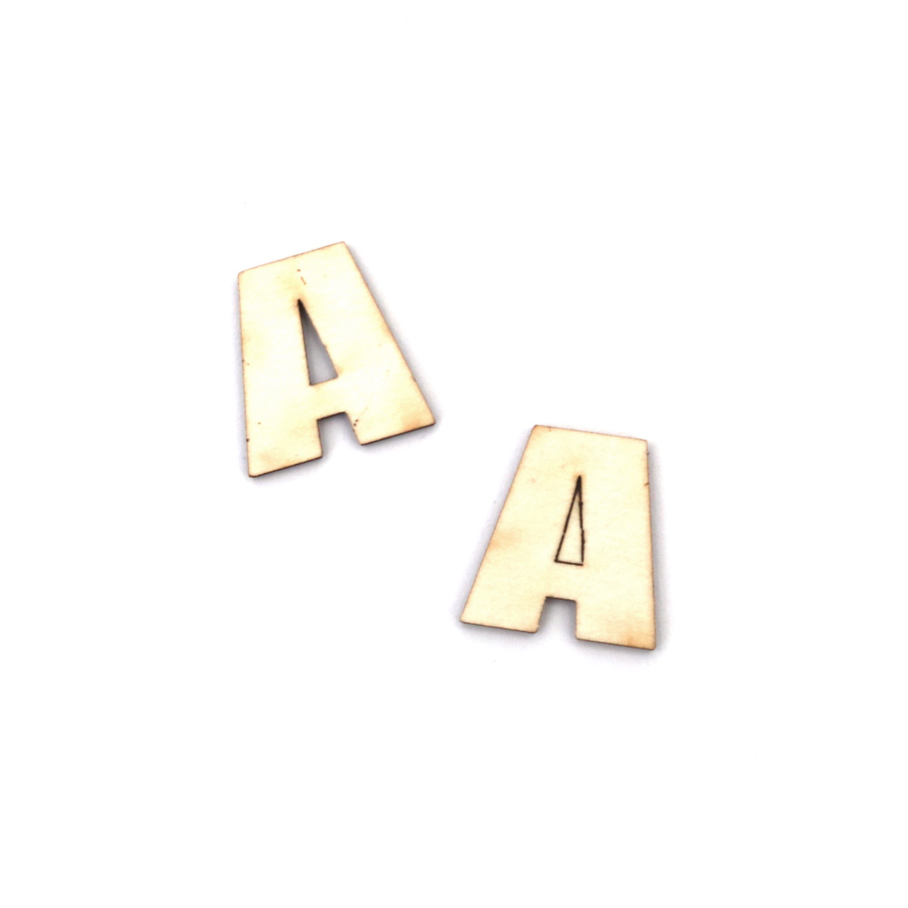 Chipboard Letter "А" 1.5 cm, Font: 1 - 5 pieces